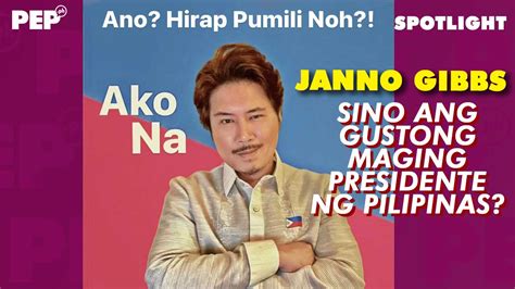 JANNO GIBBS on PEP SPOTLIGHT .